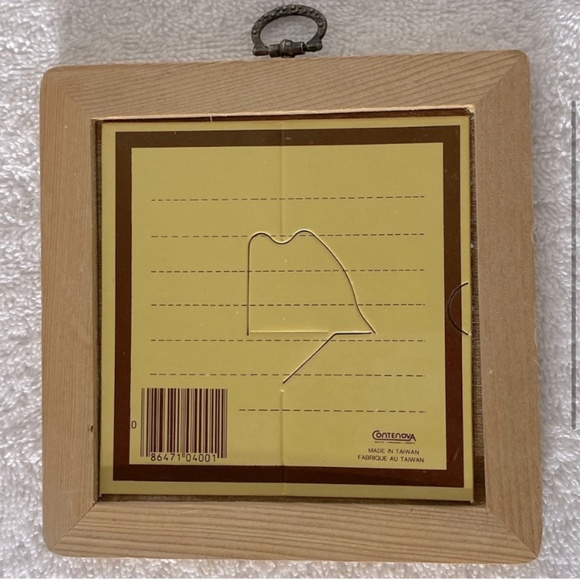 Vintage Rules Of The John Framed Decorative Ceramic Tile - Picture 3 of 6